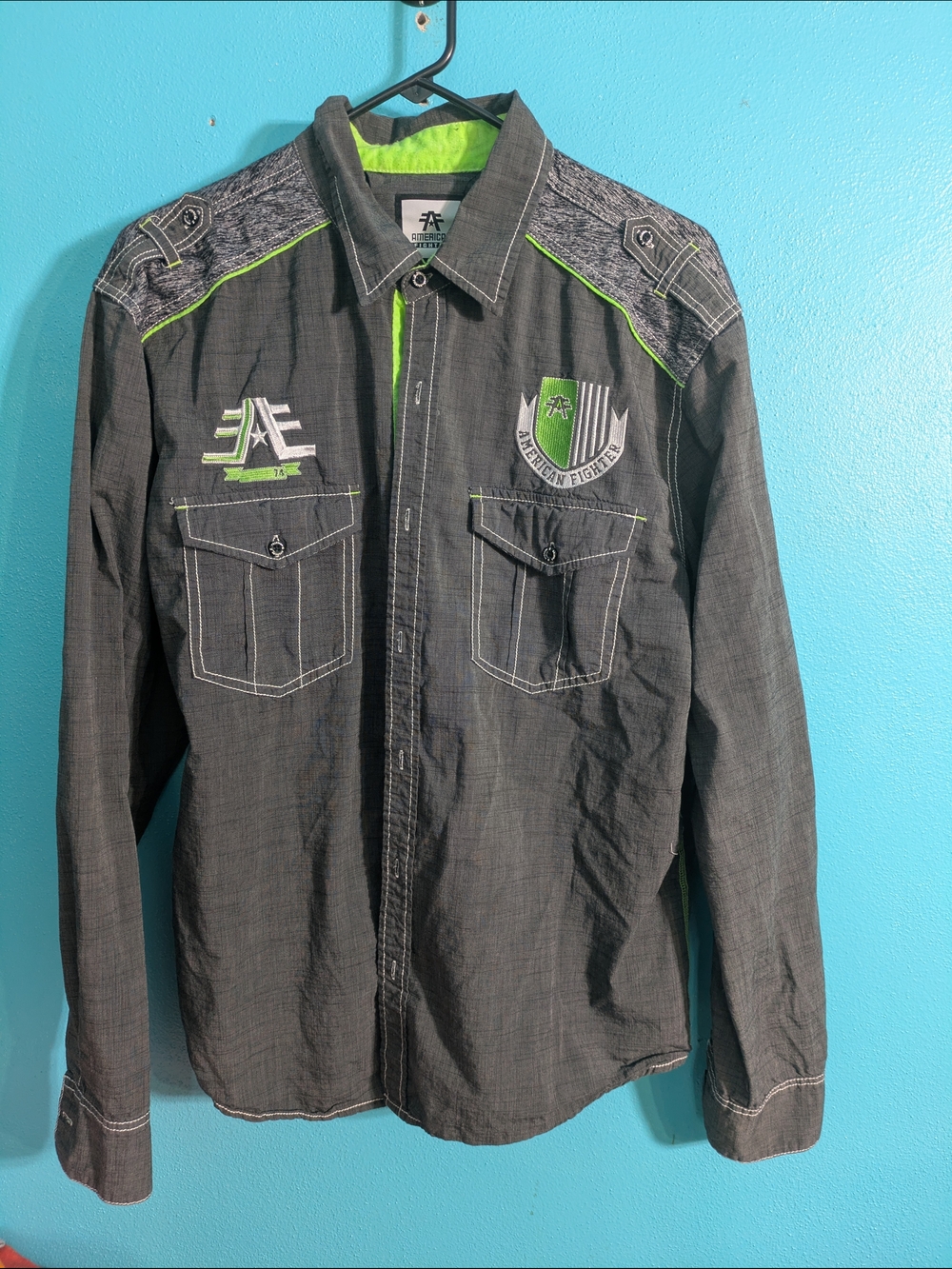 ⚡ American Fighter | "Vindicate" Style Button-Up / Shirt Jacket ⚡
